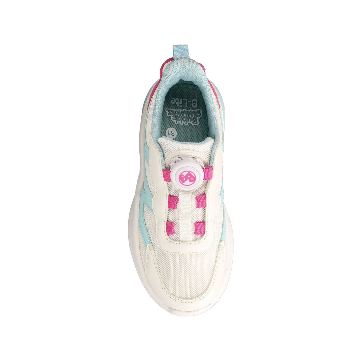 Zapatilla Ni&ntilde;a Bubblegummers Dynamic Blanco- Azul image number 3.0